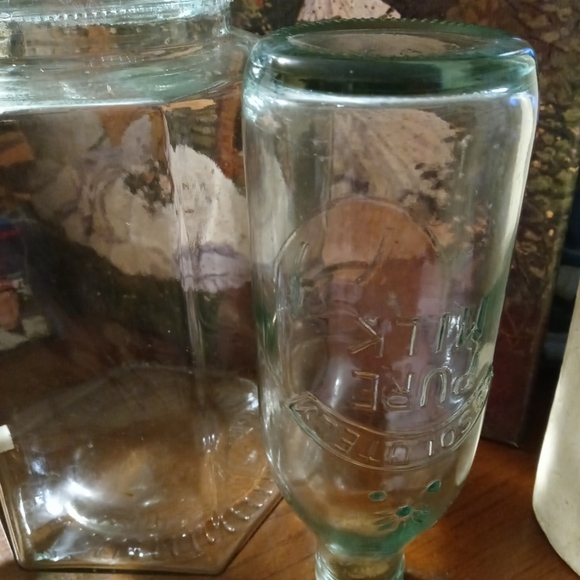 🇮🇹Italian Glass Beverage Dispenser w Lid. - Picture 6 of 12